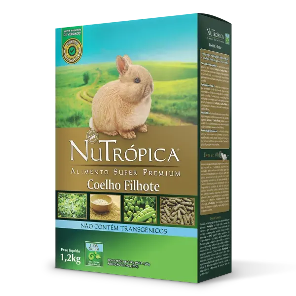 Ração Nutrópica para Coelhos Filhotes 1,2kg